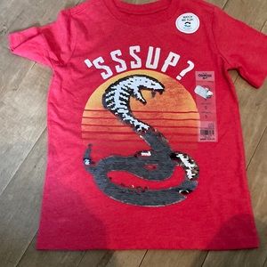 Sequins shirt nwt snake size 5